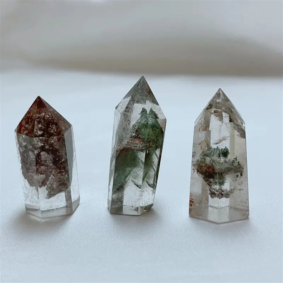 Green Phantom Crystal Point – Growth, Alignment & Higher Vision