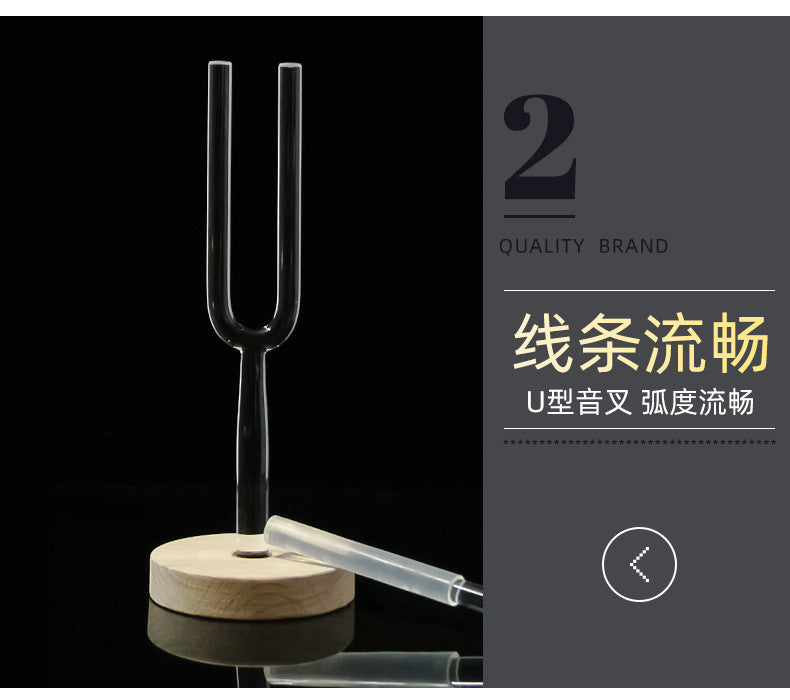 水晶音叉透明手工制作