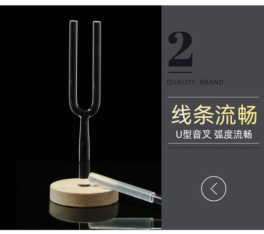 水晶音叉透明手工制作