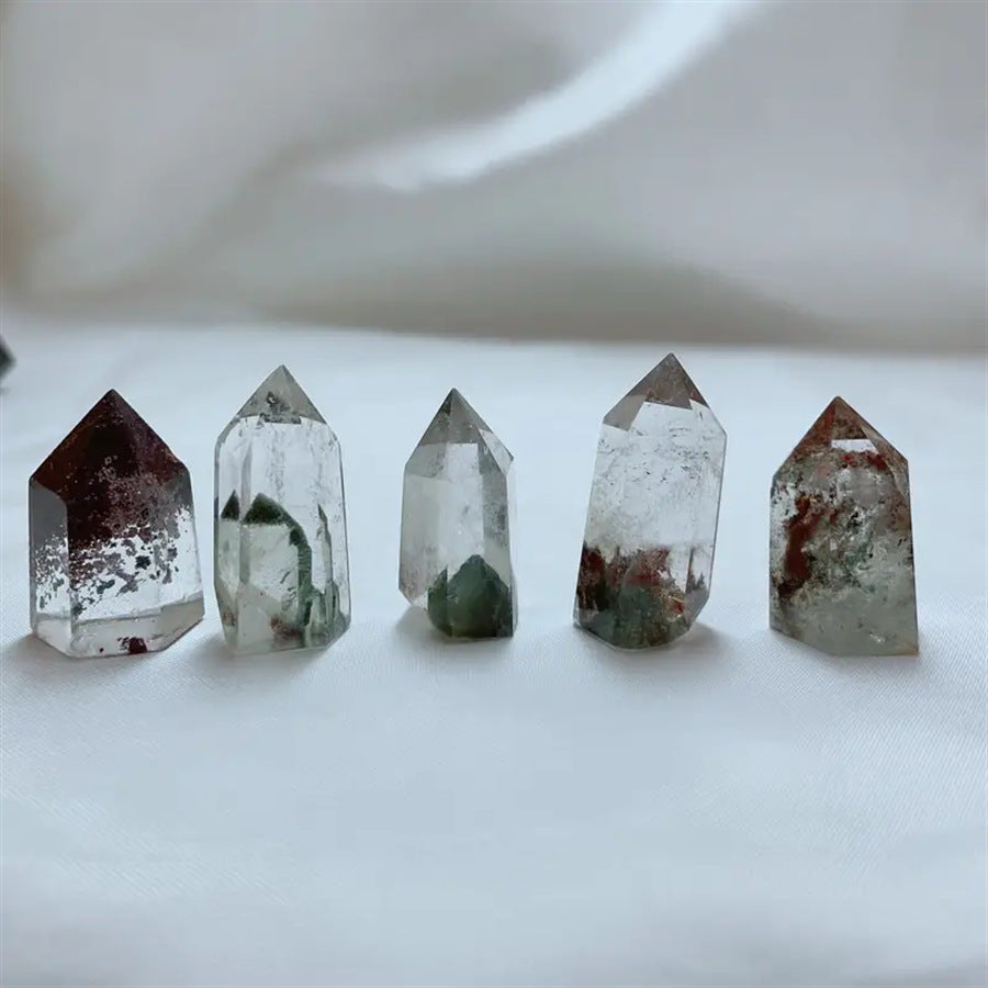 Green Phantom Crystal Point – Growth, Alignment & Higher Vision
